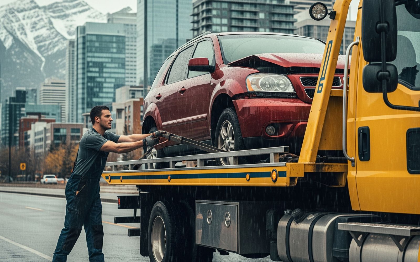 roadside towing emergency in calgary